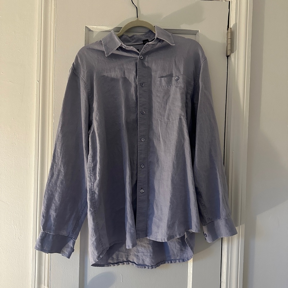 Men's Classic Blue/purple Shirt